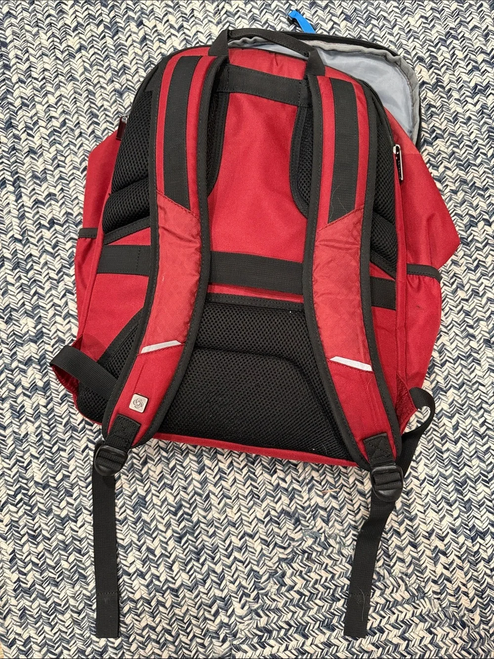 Samsonite Red & Black Travel Backpack - Durable Daily Bag